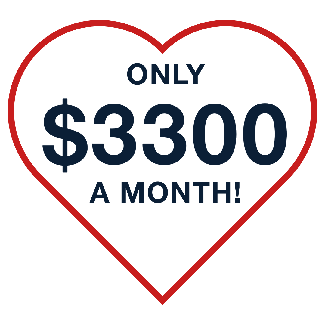 $3300 monthly